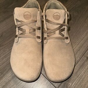 NEW Lems Mens Size 13 Women 14.5 Chukka Boots Brown/Beige  Ankle Comfort Shoes